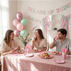 400 Pcs Apple Party Decorations Supplies Serve 50, Back to School Apple Paper Plates Napkins Cups Pink Checkerboard Disposable Tableware Set for Last/ First Day of School Party - Image 5