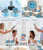 Cocomigo One Happy Dude Birthday Decorations, All-in-1 Party Set Serves 25 - Image 5