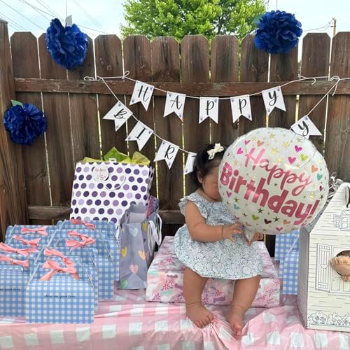 Yiksonyo 100 PCS Paper Treat Boxes, 6.4 x 3.5 x 3.5 inches Blue Gingham Party Favor Boxes for Birthday, Baby Shower, Wedding, and Christmas,Paper Goodies Boxes with Handles for Treats, Candy - Image 6