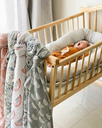 Miaoberry 100% Organic Cotton Muslin Blanket| Sage Green Rainbow Baby Swaddle Set| Newborn Boy Girl Unisex Neutral| Boho Vintage Monthly Picture Blanket - Image 4