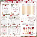 Funnymoom 426 Pcs Christmas Santa Baby Shower Games, 8 Set for Boys Girls - Image 3