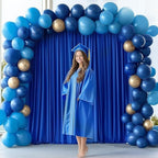 Wokceer Royal Blue Backdrop Curtain Drapes for Parties, 2Pack 10x10FT - Image 6