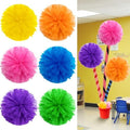 Tinlade 6 Pcs 14 Inch Classroom Party Decoration Pom Pom Supplies,Colorful by Tinlade