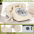 Video Audio Guest Book Wedding Phone, 1080P Video Guestbook Phone for Wedding, Bridal Shower, Birthday Party, Baby Shower, Anniversary Engagement (Rice White) - Image 4