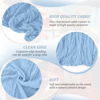 12Pack Light Blue Cheesecloth Table Runner 10FT Wedding Party Decor - Image 6