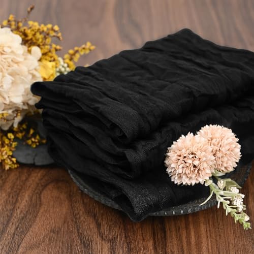 fani 100 Pack Gauze Cheesecloth Napkins, 20 x 20 in, Black - Image 5