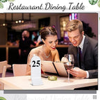 Remerry 25 Pcs Acrylic Table Numbers 1-25, Tent Cards for Events, White - Image 5