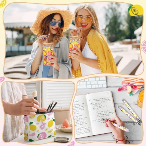 LemonRoad 24 Pcs Lemon Party Favors, Pink Yellow Lemon Theme Gift - Image 5