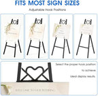 47'' Easel Stand for Wedding Sign Heavy Duty Display for Art - Image 6