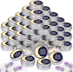 MTLEE 50 Pcs Over The Moon Baby Shower Candles 1 Oz, Blue by MTLEE