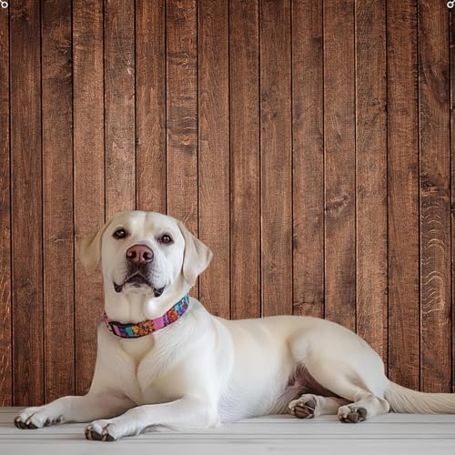 Wood Backdrop 10x8ft Brown Wooden Rustic Floor Panel Board Fabric Background Baby Shower Birthday Wedding Decorations Banner Large Polyester Western Barn Party Wall Decor Photo Props - Image 6
