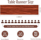 25 Pack Terracotta Cheesecloth Table Runner 17 x 108 Inch Gauze Table Runner Fabric Semi Sheer Cheese Cloth Table Runner Bulk for Rustic Romantic Wedding Baby Shower Table Decoration - Image 2