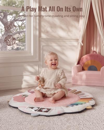 Blissful Diary Baby Play Gym, 5 Development Zones Activity Tummy Time Mat - Image 5