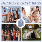 Qilery 50 Pcs Halloween Small Gift Bags, Dusty Blue, 4.7 x 2.4 x 3.9'' - Image 6