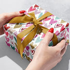 Jillson Roberts All-Occasion Gift Wrap Rolls, Pretty Hearts, Pack of 6 - Image 2