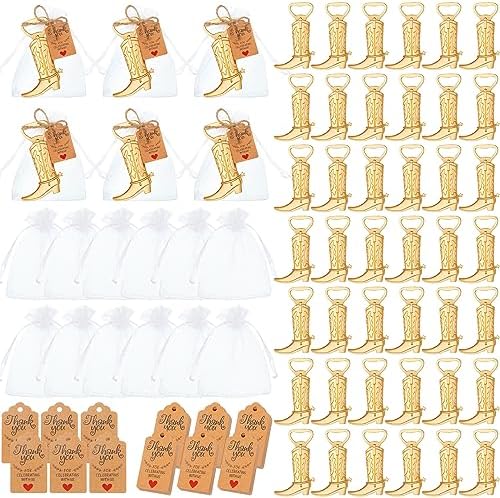 Meanplan Cowboy Boot Bottle Opener Party Favor Western Party Favor, 251 Pcs by Meanplan