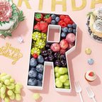 MRS Charcuterie Letters Fillable, 13 Inch MRS Cardboard Letters for Charcuterie, MRS Letters for Food Chocolate, Paper Mache Letter Trays for Bachelorette Bridal Shower Bride-to-Be Wedding Decoration - Image 2