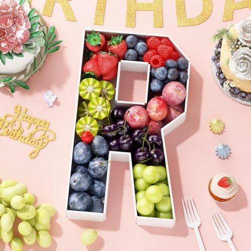 MRS Charcuterie Letters Fillable, 13 Inch MRS Cardboard Letters for Charcuterie, MRS Letters for Food Chocolate, Paper Mache Letter Trays for Bachelorette Bridal Shower Bride-to-Be Wedding Decoration - Image 2