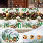 FillTouch 350 Pcs Let The Adventure Baby Shower Party Supplies - Image 5