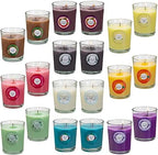 YOROXRG Scented Candles, Jasmine, Rose, Vanilla, Bergamot, fig, Lavender, Lemon, Spring,Strawberry, Rosemary, Aromatherapy Candles,Soy Wax Glass Jar Candle - 20 Pack by YOROXRG