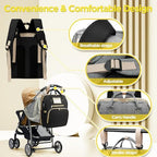 Lenski 6 in 1 Diaper Bag Backpack with Pad Shower Gifts Travel Bags for Registry Search Boys Girls Bags Newborn Essentials Accessories Stuff Unisex Dad Mom Mens - Image 3