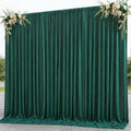 20x12ft Hunter Green Backdrop Curtain Panels for Parties - Wrinkle Free Polyester Photo Curtain Backdrop Wedding Back Drop Fabric Drapes for Party Decorations Background for Photography by WishCare