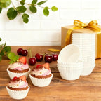 5500 Pcs White Cupcake Liners 1.96 Inch Bulk Paper Muffin Liners Baking Paper Cupcake Wrappers for Wedding Birthday Party - Image 4