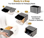 Happyhiram 40 Pack Black Striped Large Gable Boxes, 9x6x6 Inch - Image 6