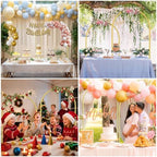 7.2FT Arch Backdrop Stand, Gold Metal Arch Stand for Wedding - Image 6