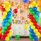 Seematn 2 Sets Balloon Stand Kit Hero Themed Party Decor 142 Pcs Adjustable Balloons Column Stand Kit 6.6 ft Arch Stands with Base Telescopic for Floor Decor for Birthday Baby Shower Party Supplies - Image 7