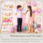 Gold Easel Stand for Signs , 43.5" Heavy Duty Metal Easel Stand - Image 5