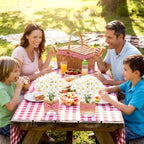 Daifunli 6 Set Picnic Party Centerpieces for Table Mason Jar Table Decor - Image 6
