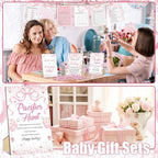 Sherr 476 Pcs Pink Bow Baby Shower Games Bundle 6 Sets, Activity Cards Tape - Image 6