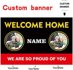 Custom Welcome Home U.S. Marine Corps/United States USMC Banner, Sign(6x9ft) - Image 2