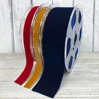 Morex Ribbon Nylvalour Velvet Ribbon, Nylon, 3/8 inch by 11 Yards, Navy, Item 01210/10-419, 3/8" by 11 yd, - Image 3