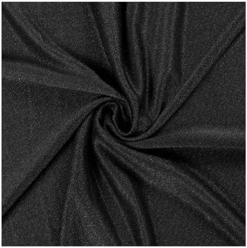 Pack of 25 Yard Chiffon Drapery Fabric, 60" Wide, Multiuse - Black - Image 3