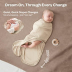 Momcozy Swaddles for Newborns, Quiet Fastener Swaddle for Infant 0-3 Months - Image 5