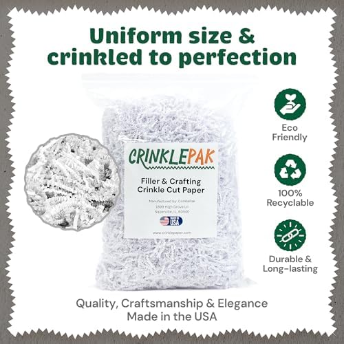 40LB USA White Crinkle Paper Filler USA Made - Image 4