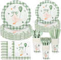 175PCS One Silly Goose Birthday Party Tableware Set,Serve for 24 Guests by Unknown