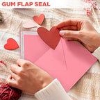 Darling Souvenir A6 Size 100 x Self-Adhesive Wedding Invite Envelopes Euro V-Flap 80lbs (4 3/4 x 6 1/2) Stationary - Packs & Colours Available - Image 3