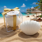 Wedding Favor Guest Bulk, White Seashell Candle Party Favors, Bridal Shower Favor for Beach Party Gifts, Baby Shower,Baptism giveaways (10, 20, 30, 50, 100 Options availablein Customize Section) - Image 5