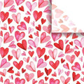Jillson & Roberts Printed Unfolded Gift Tissue 20" x 30", Folded Hearts, 240 Sheets by JILLSONROBERTS