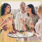 Taobary 400 Pcs 3 Ply Cocktail Napkins with Gold Foil Trim, White and Gold - Image 5