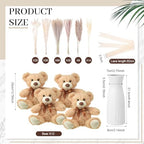 Canlierr 12 Sets Baby Shower Centerpieces Bear Vase Pampas,Ceramics,Boho - Image 2