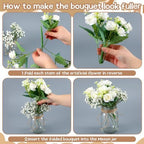 Sliner 4 Sets White Bear Baby Shower Centerpieces Gender Reveal Decorations - Image 4