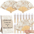 Leinuosen 51 Pcs Wedding Favors for Guests Bulk Vintage Lace Paper Fans by Leinuosen
