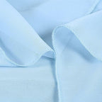 14FT Baby Blue Table Skirt 2 Layer Chiffon Table Skirts Tablecloth for Boy Gender Birthday Mermaid Theme Party Decoration - Image 2