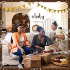 3 Pcs (4/5/6 Ft) A Baby is Brewing Baby Shower Decoration A Baby Brewing Arch Backdrop Cover Brown Coffee Bean Theme Backdrop for Gender Reveal Birthday - Image 6