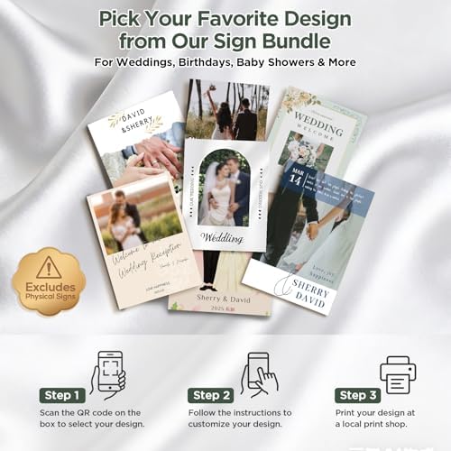 Wedding Sign Holder Adjustable up to 5.7 FT Tall - Welcome to Our Wedding Sign Stand with Design Bundle, Hanging Straps & Water Bags (Black) - Image 3
