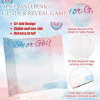 Ctosree 31 Pieces Gender Reveal Baby Shower Diaper Game 1 Diaper Baby Shower Game Board 7 Diapers 10 Plastic Balls 1 Organza Bag for Bridal Games Boy Girl - Image 5